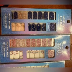 Dashing Diva Gloss Ultra Shine Gel Strips - lot of 10 plus lots extras